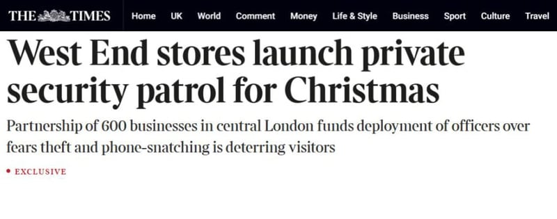 times op west end coverage